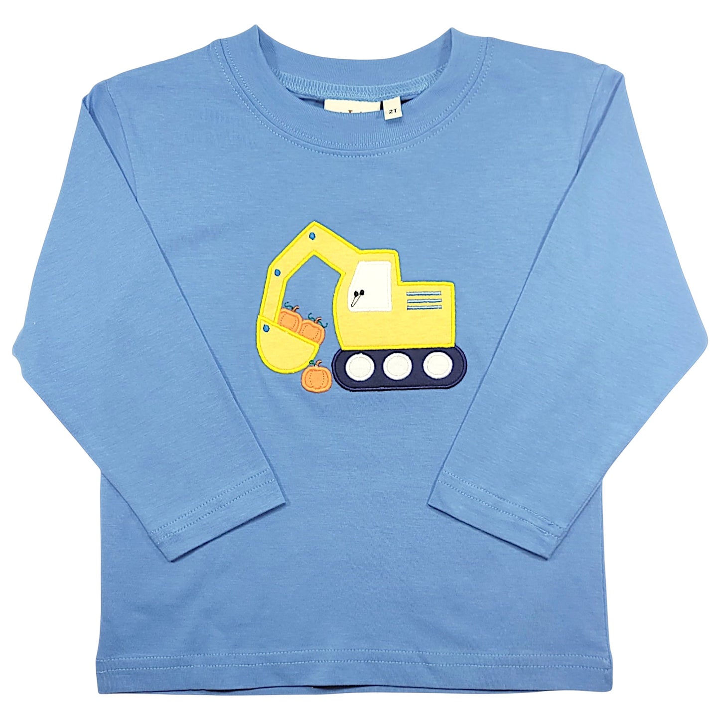 Luigi Backhoe With Pumpkins T-Shirt
