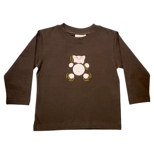 Luigi Pig In Mud T-Shirt