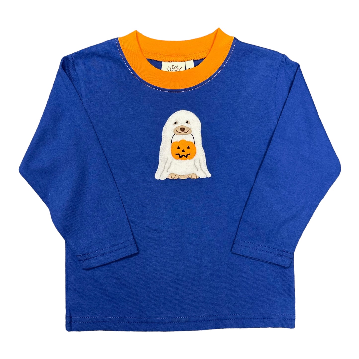 Luigi Ghost Dog Hand Applique Tee