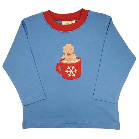Luigi Gingerbread Boy In Cocoa Cup T-Shirt