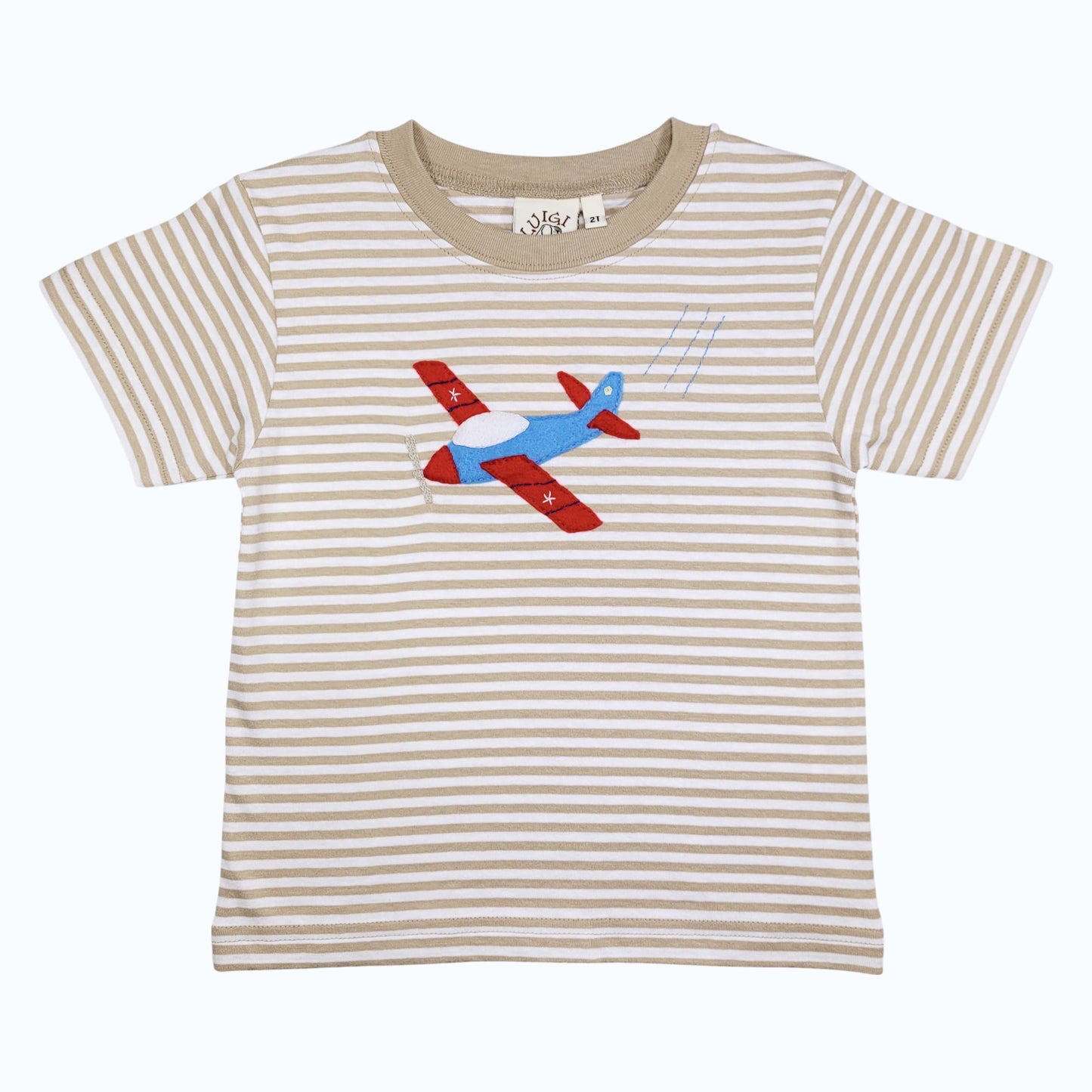 Luigi Striped Plane T-Shirt