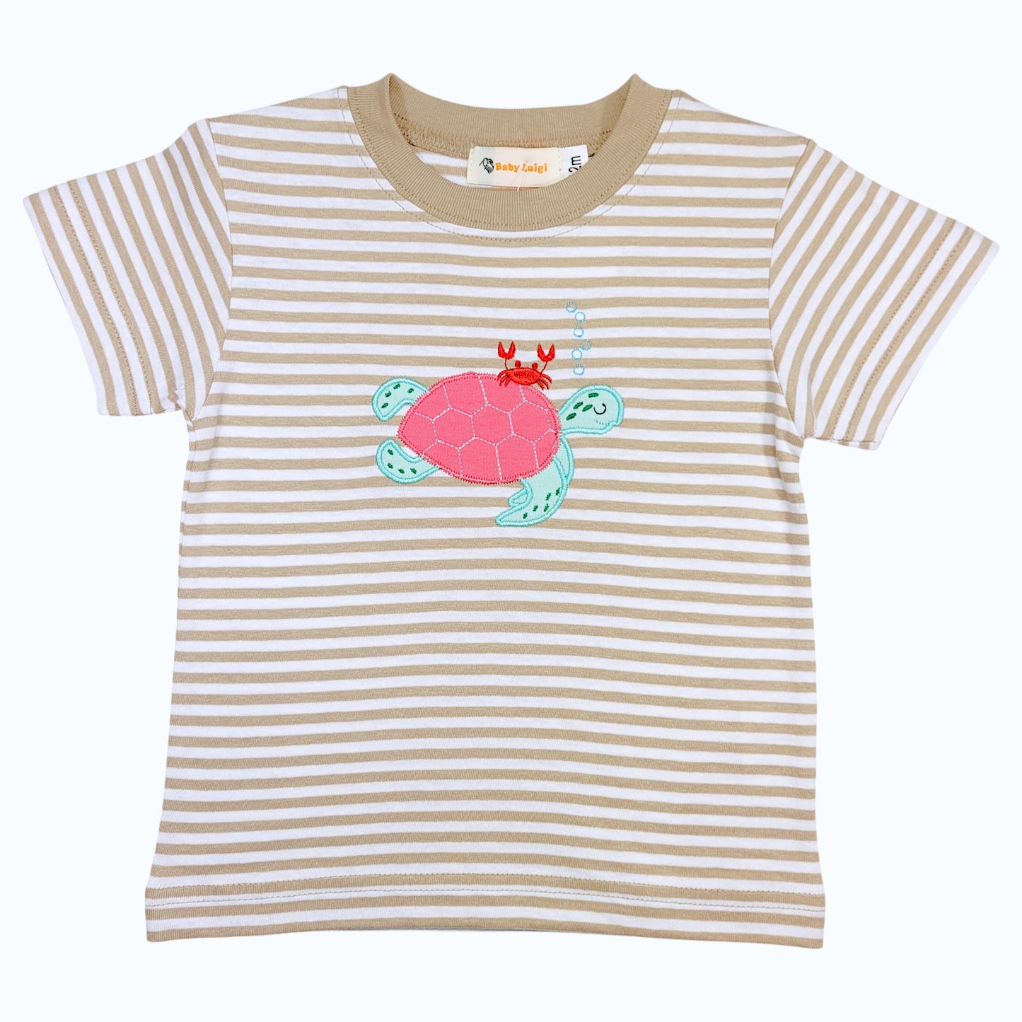 Luigi Striped Sea Turtle T-Shirt