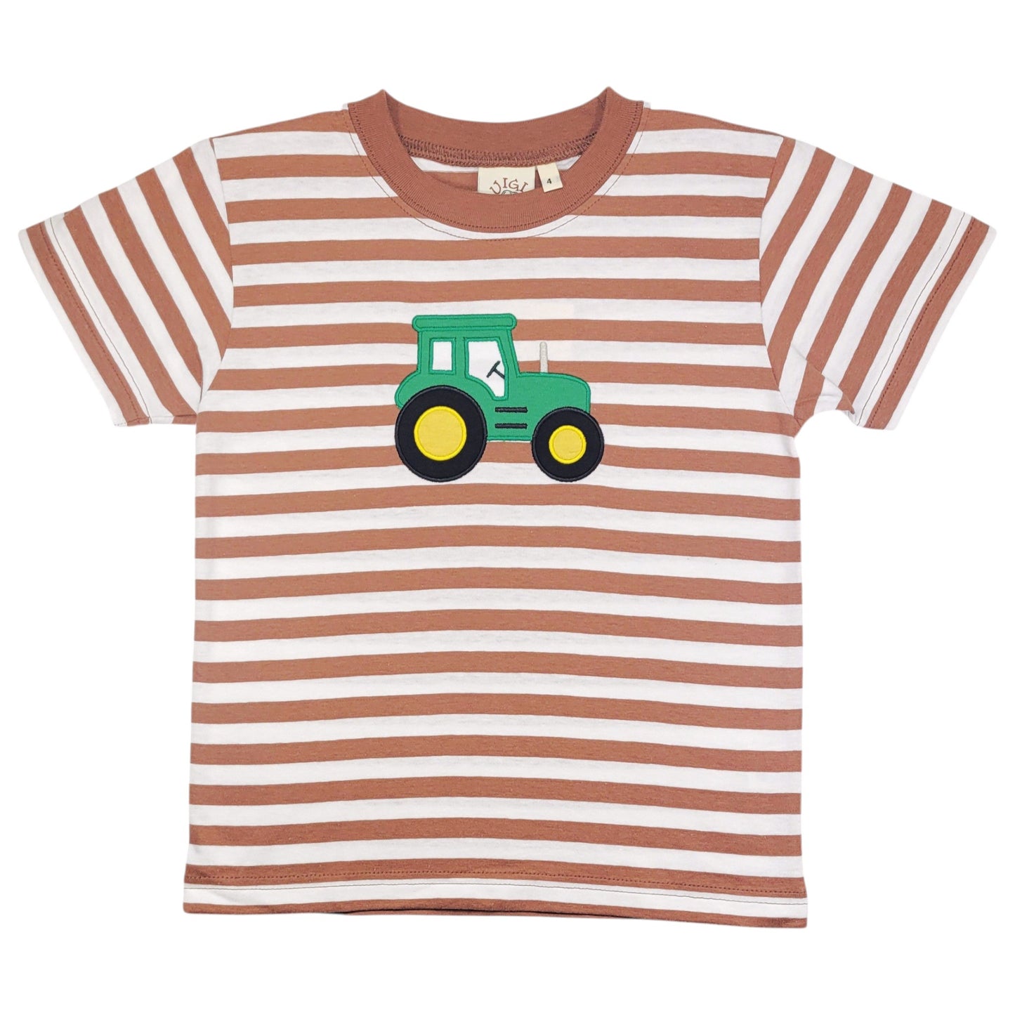 Luigi Striped Tractor T-shirt