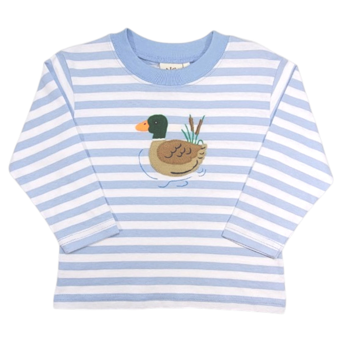 Luigi Wide Stripe Mallard In Water T-Shirt