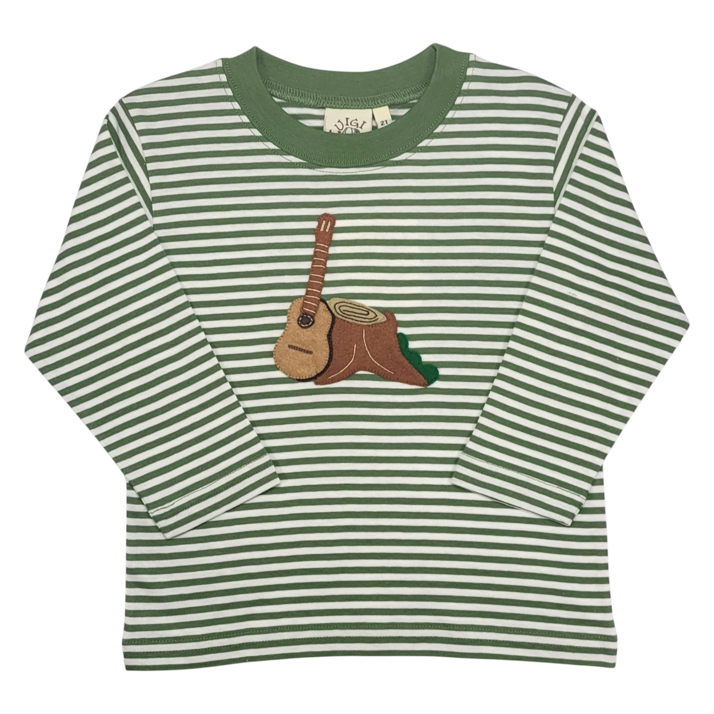 Luigi Stripe Guitar And Stump T-Shirt