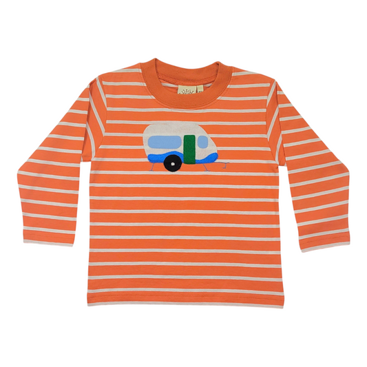 Luigi Striped Camper T-Shirt