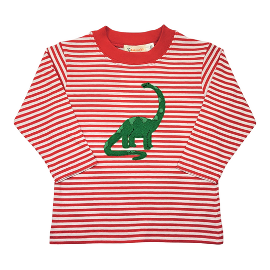 Luigi Striped Brontosaurus T-Shirt