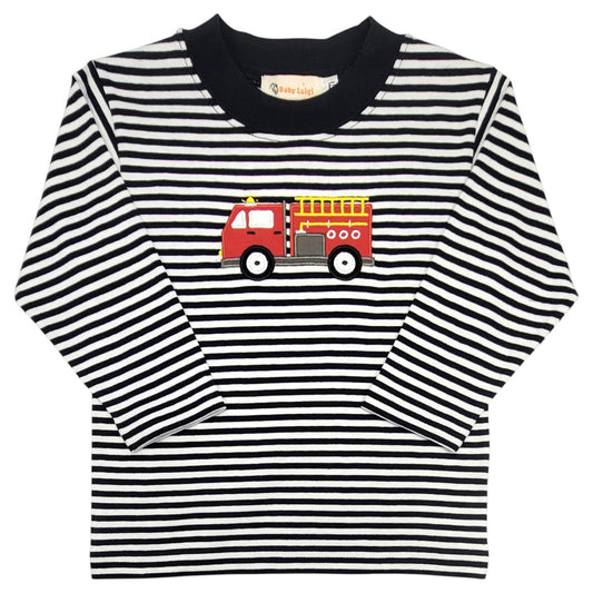 Luigi Stripe Firetruck T-Shirt