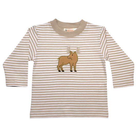 Luigi Striped Moose T-Shirt