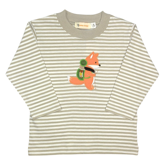 Luigi Striped Hiking Fox T-Shirt