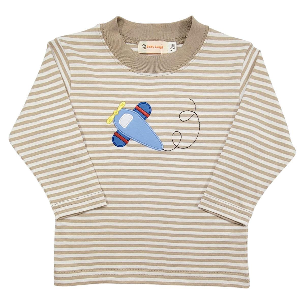 Luigi Stripe Airplane T-Shirt