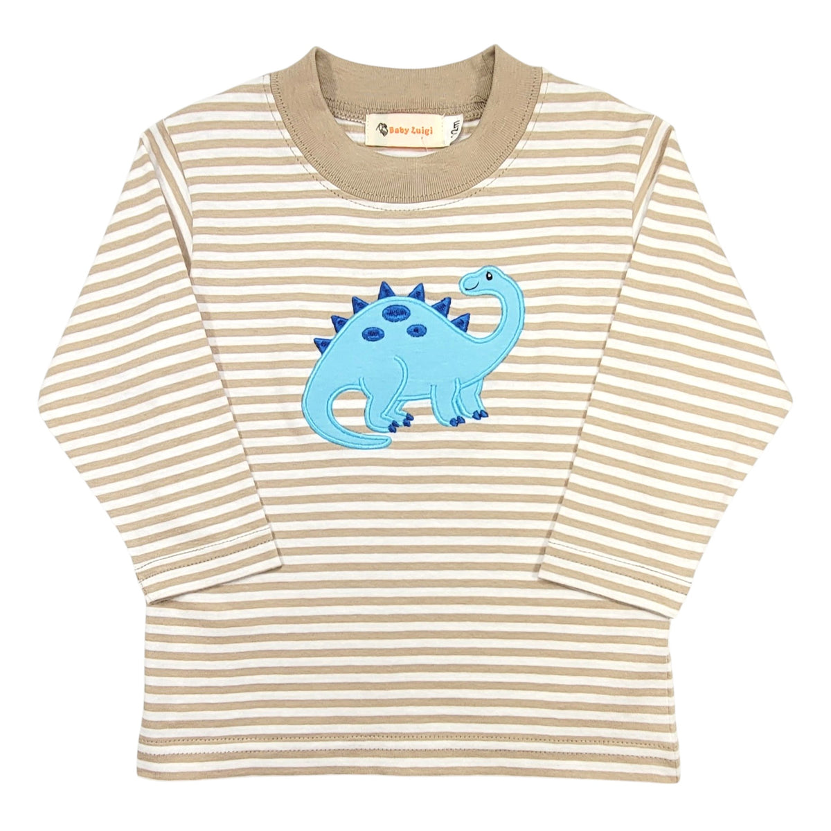 Luigi Stripe Brontosaurus T-Shirt