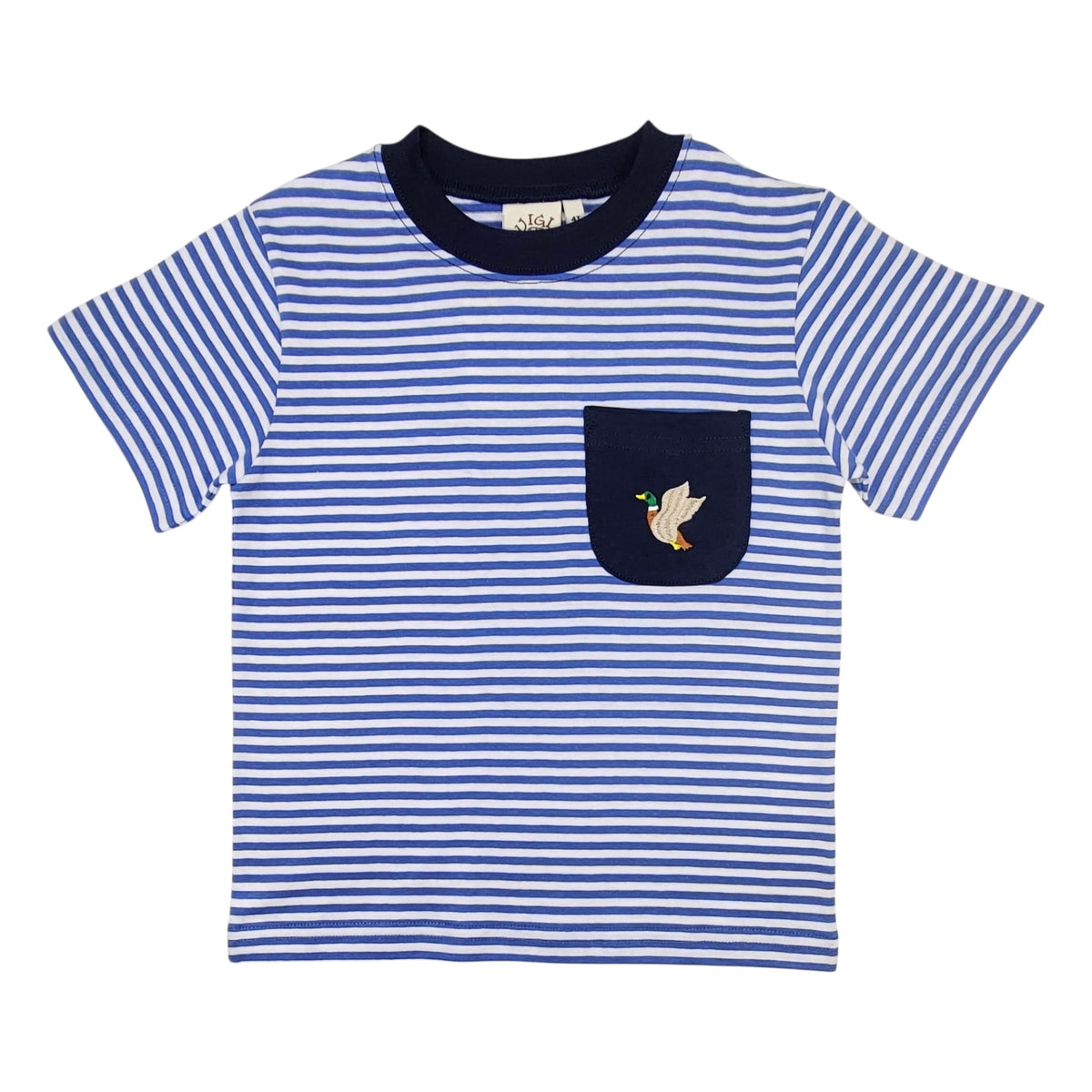 Luigi Stripe Flying Mallard Pocket T-Shirt