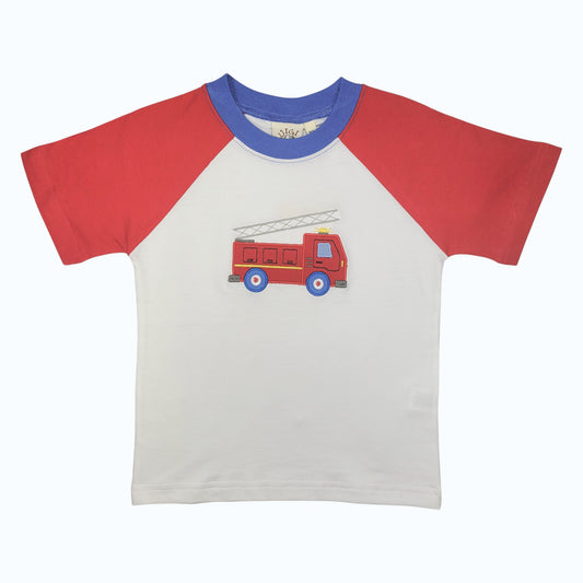Luigi Firetruck Raglan T-Shirt