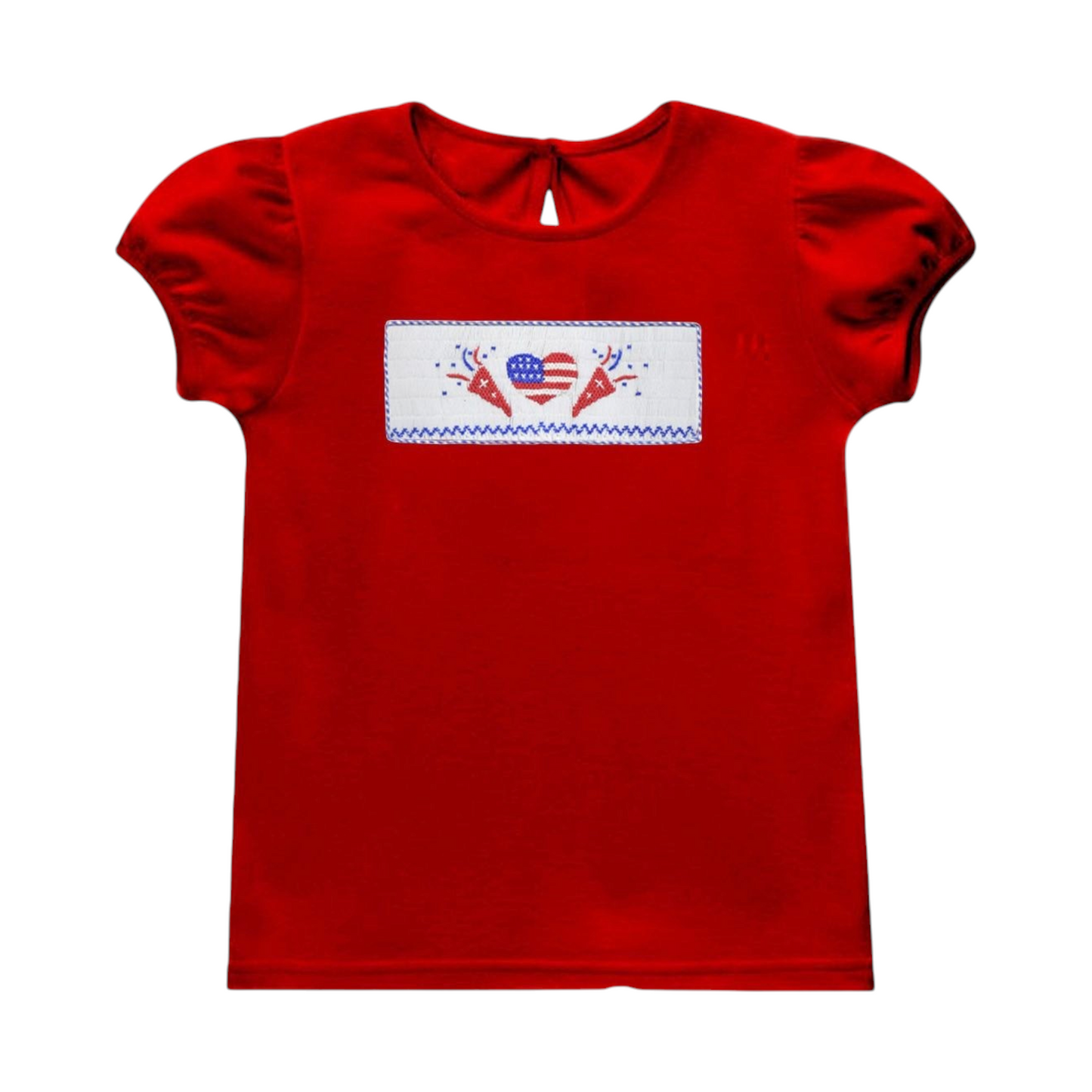 Vive La Fete Smocked 4th Of July Tee