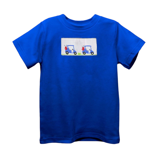 Vive La Fete Smocked Golf Cart Tee