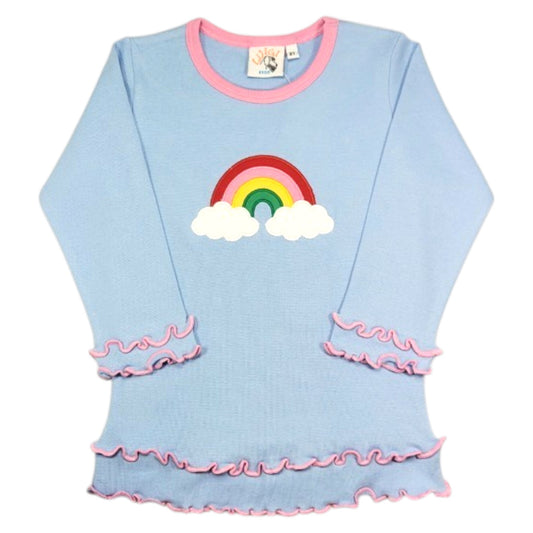 Luigi Rainbow & Cloud Double Lettuce Edge T-Shirt