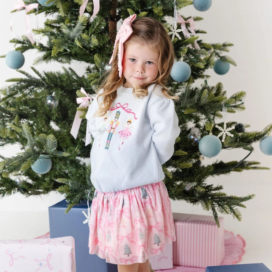 Sweet Wink Nutcracker Trellis Christmas Tutu Skirt