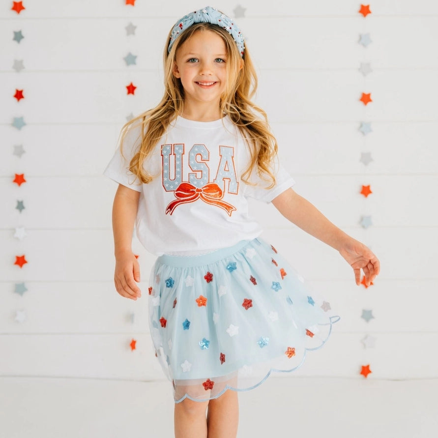 Sweet Wink USA Sequin Stars Tutu Skirt