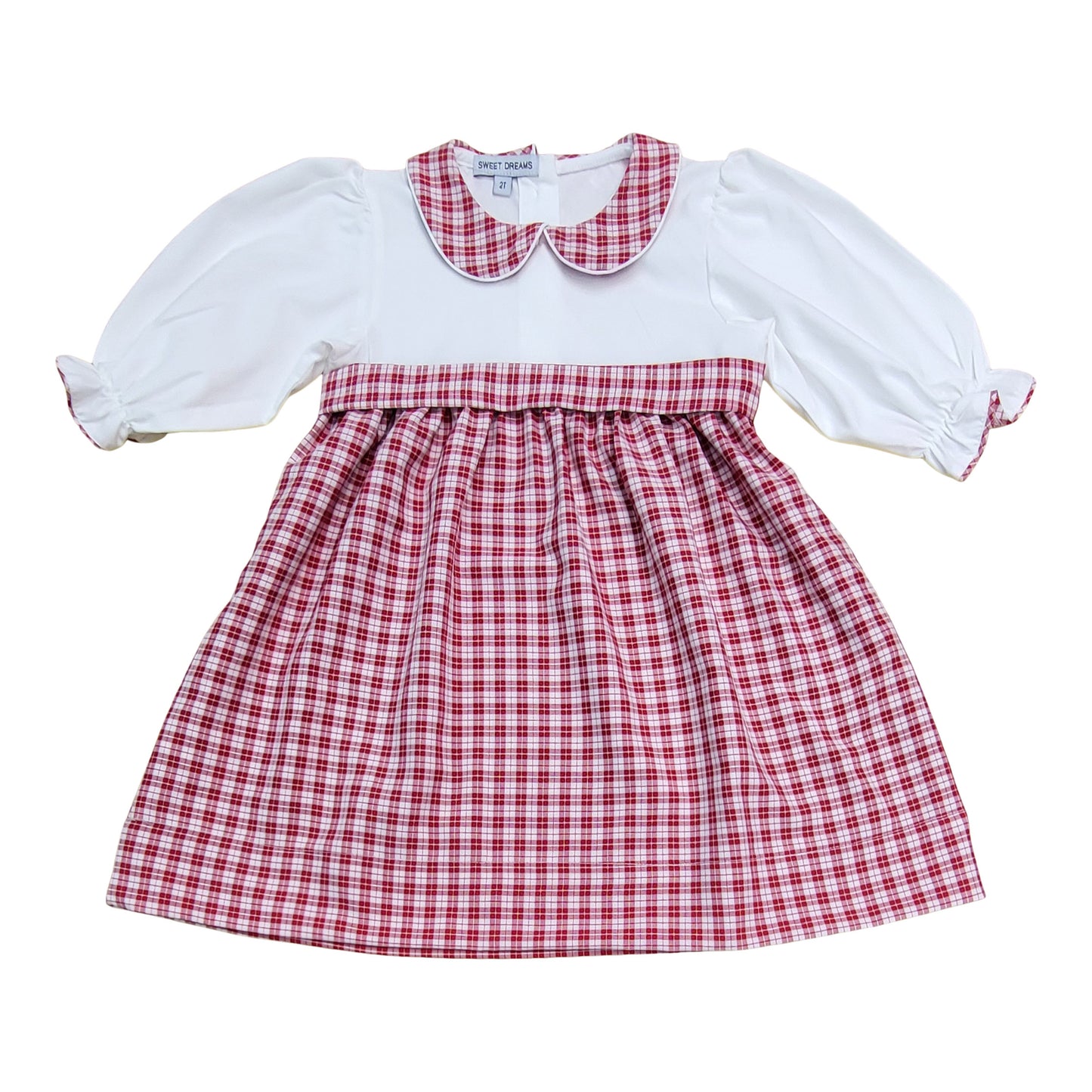 Sweet Dreams Plaid Dress