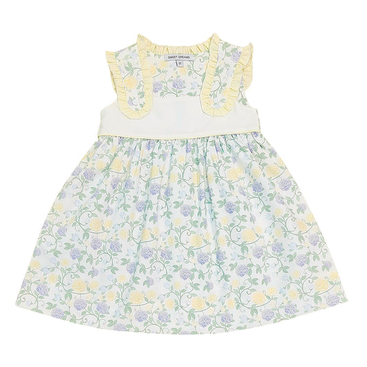 Sweet Dreams Ruffle Trim Floral Dress