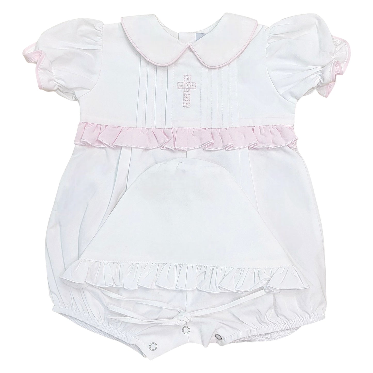 Sweet Dreams Embroidered Cross Bubble Set