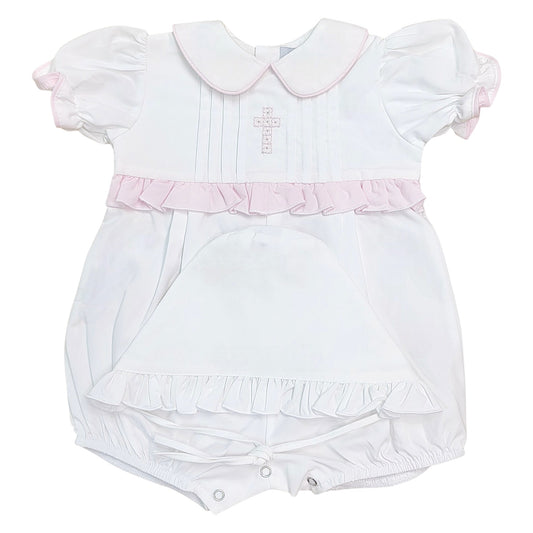 Sweet Dreams Embroidered Cross Bubble Set