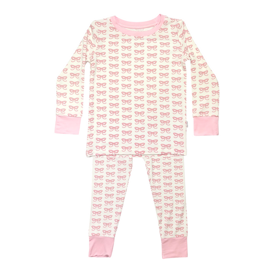 The Uptown Baby Bow Pajama Set