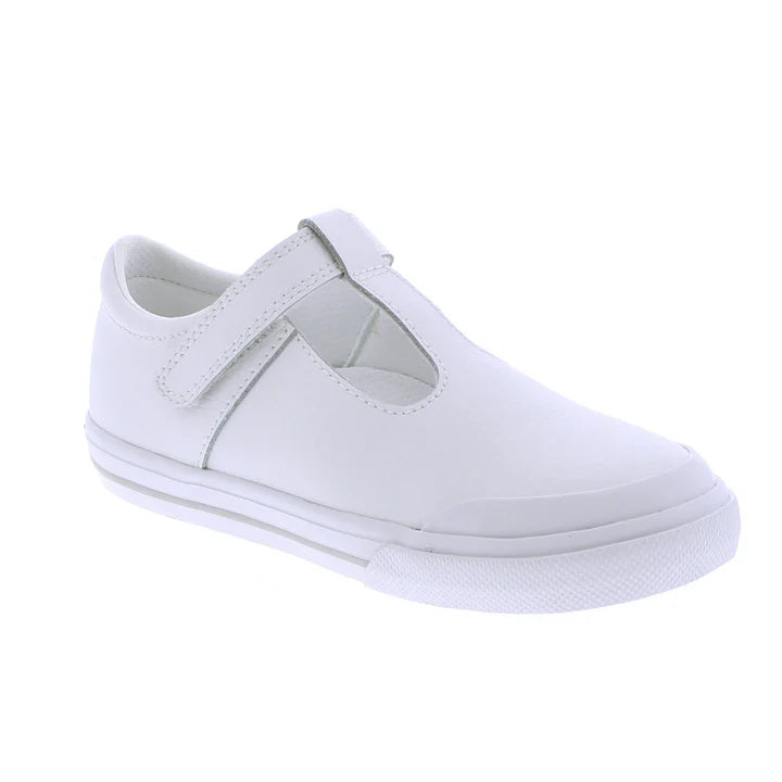 Footmates Drew T-Strap Leather Sneaker