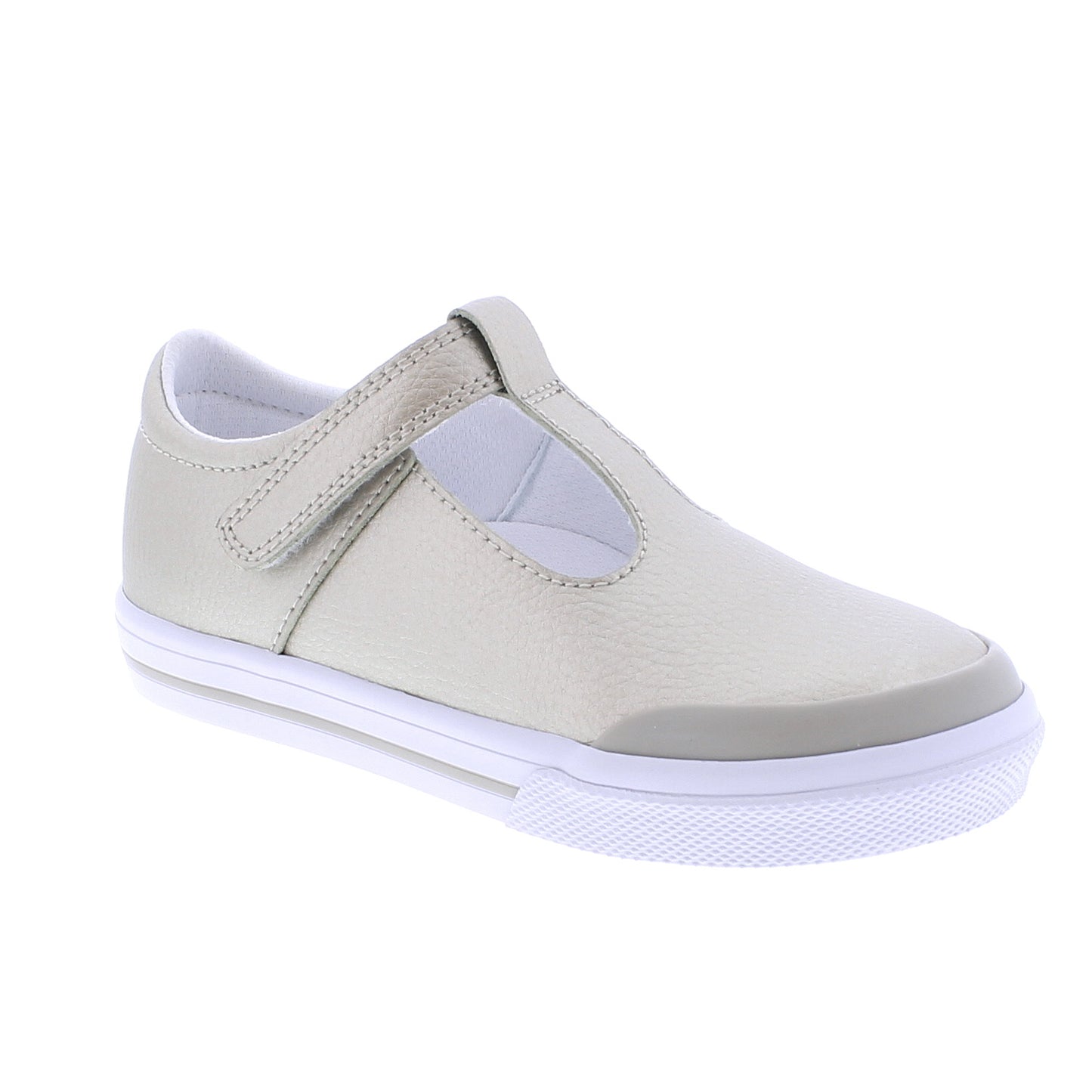 Footmates Drew T-Strap Leather Sneaker