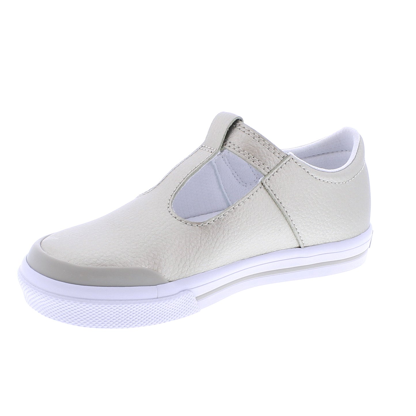 Footmates Drew T-Strap Leather Sneaker