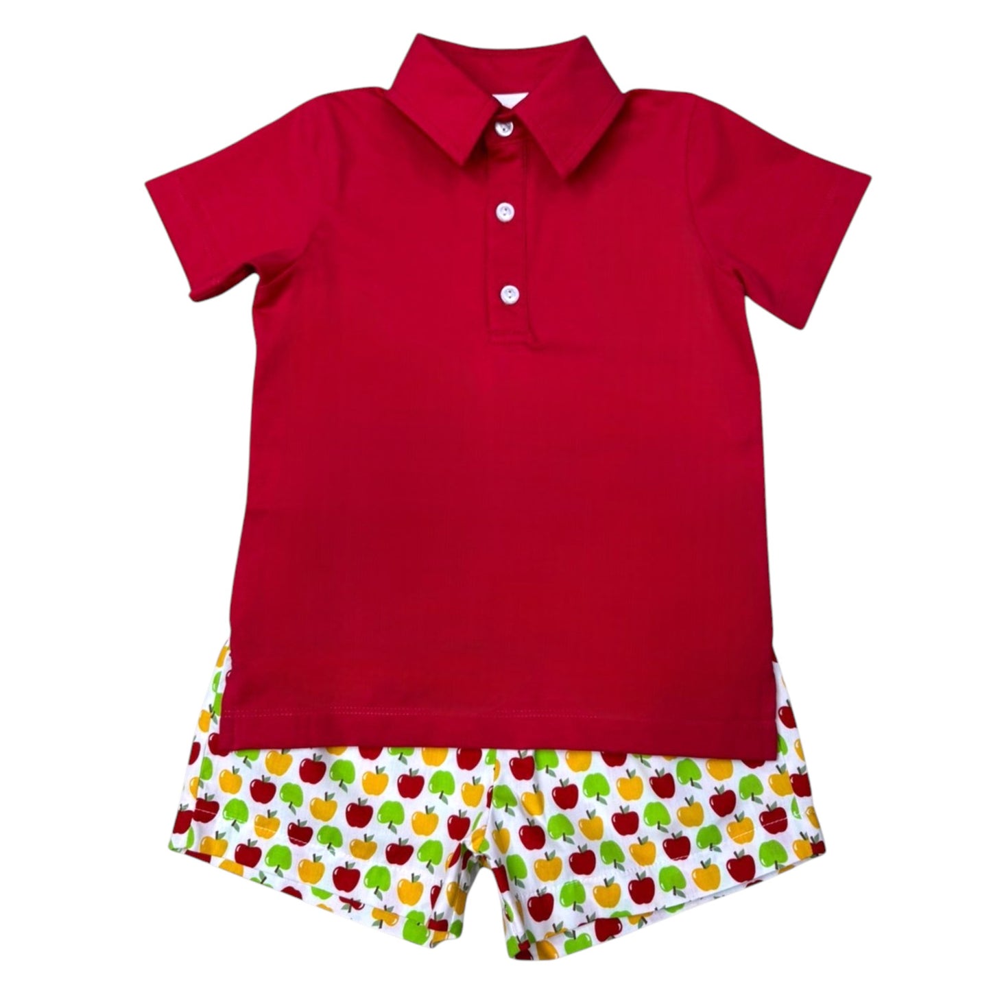 Whimsy Bay Apples For All Short Set