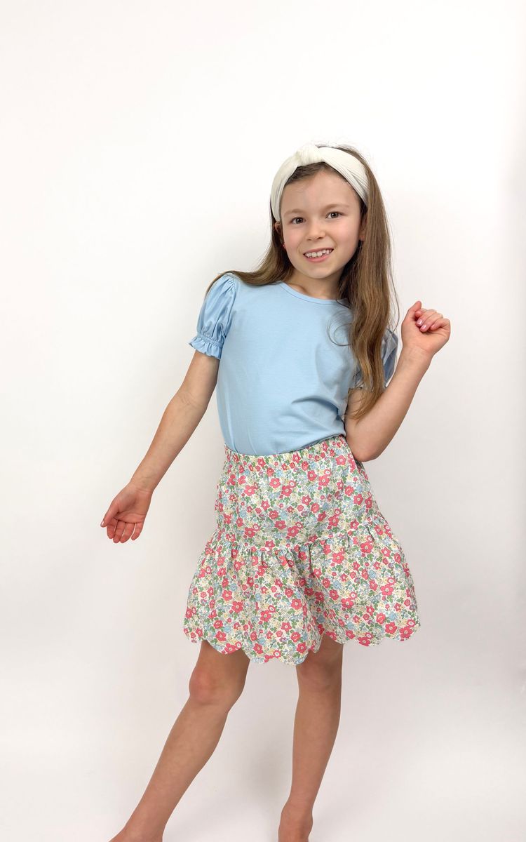 Whimsy Bay Betty's Bouquet Twirl Skirt Set