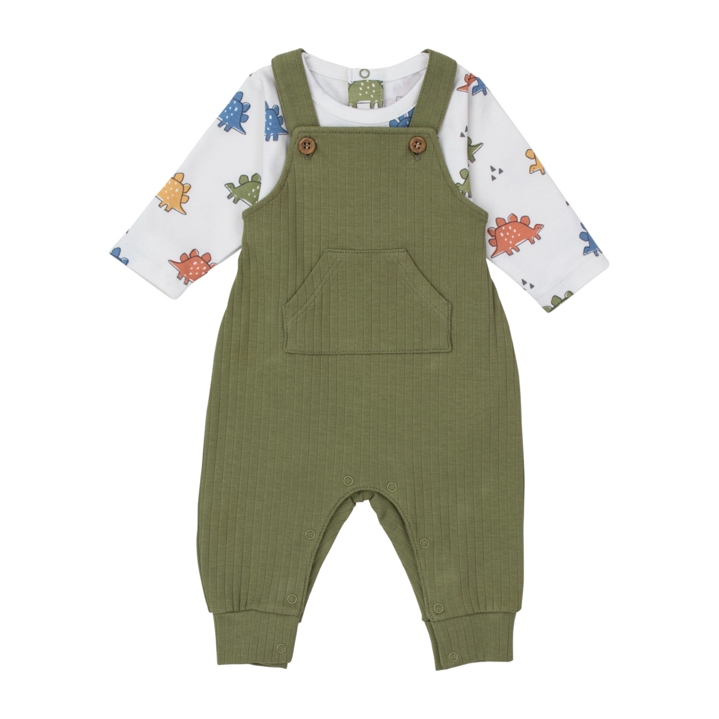 Kissy Kissy Dino Traffic Overall Set