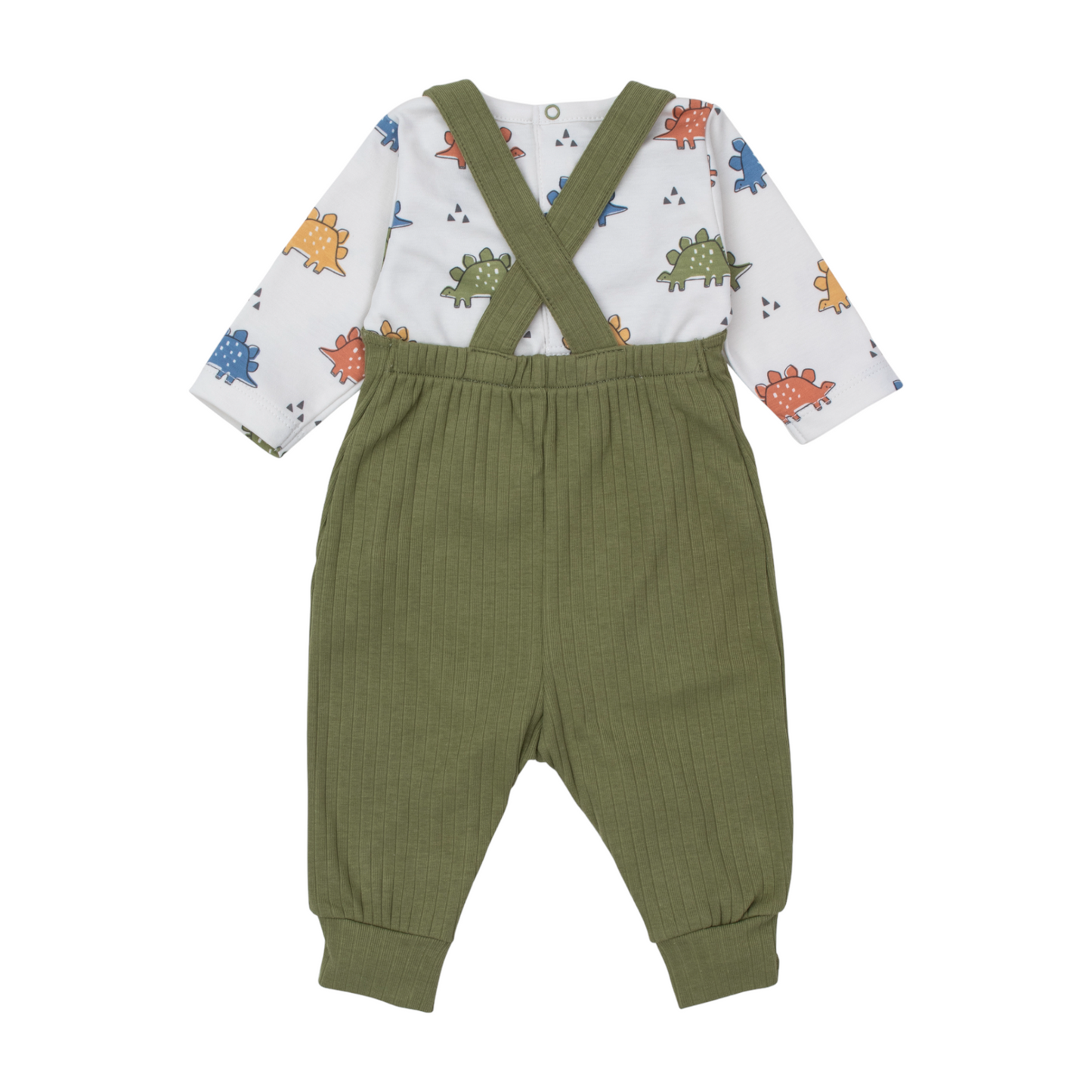 Kissy Kissy Dino Traffic Overall Set