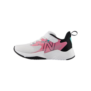 New Balance Rave Run v2 Bungee Lace with Top Strap Sneaker- Little Kid's