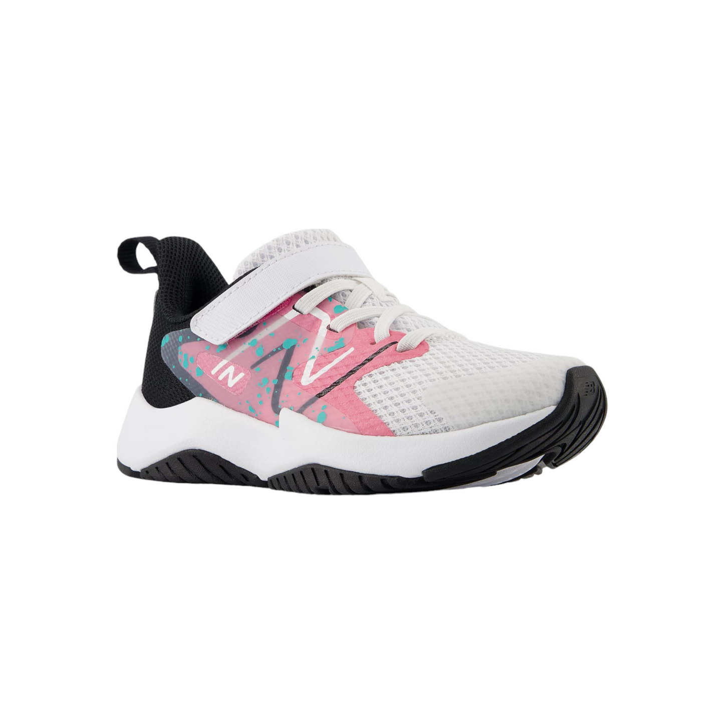 New Balance Rave Run v2 Bungee Lace with Top Strap Sneaker- Little Kid's