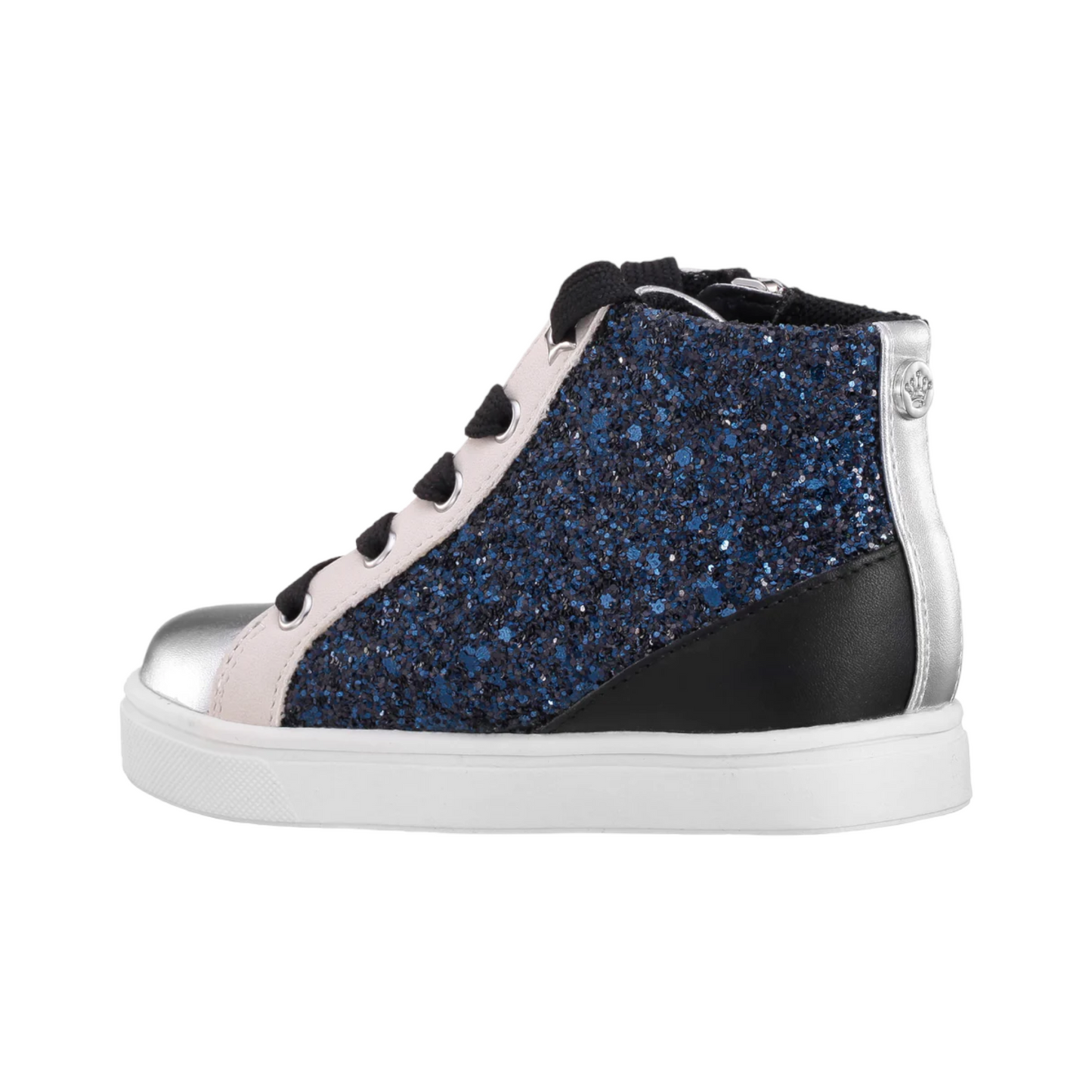 Girls navy high tops best sale