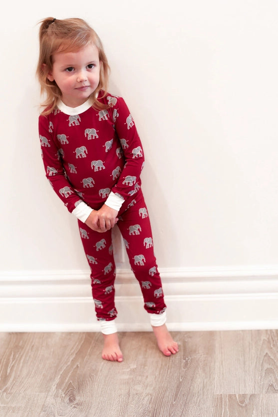 Southern Slumber Elephant Bamboo Lounge Wear Set