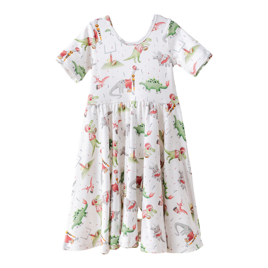 Nola Tawk Alabama Dino All-Stars Twirl Dress