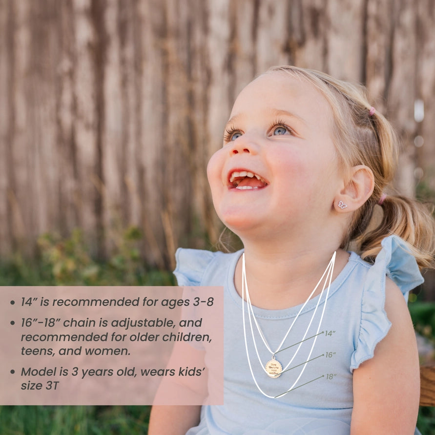 Cherished Moments Children's First Communion Sterling Silver Cross Necklace