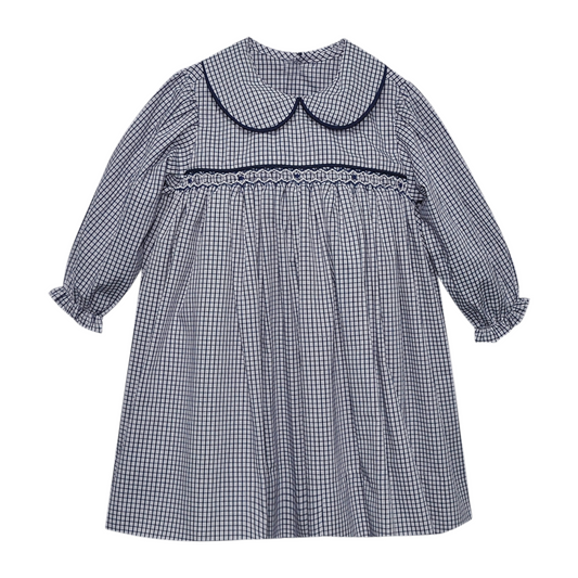 Baby Sen Haven Checked Collared Dress