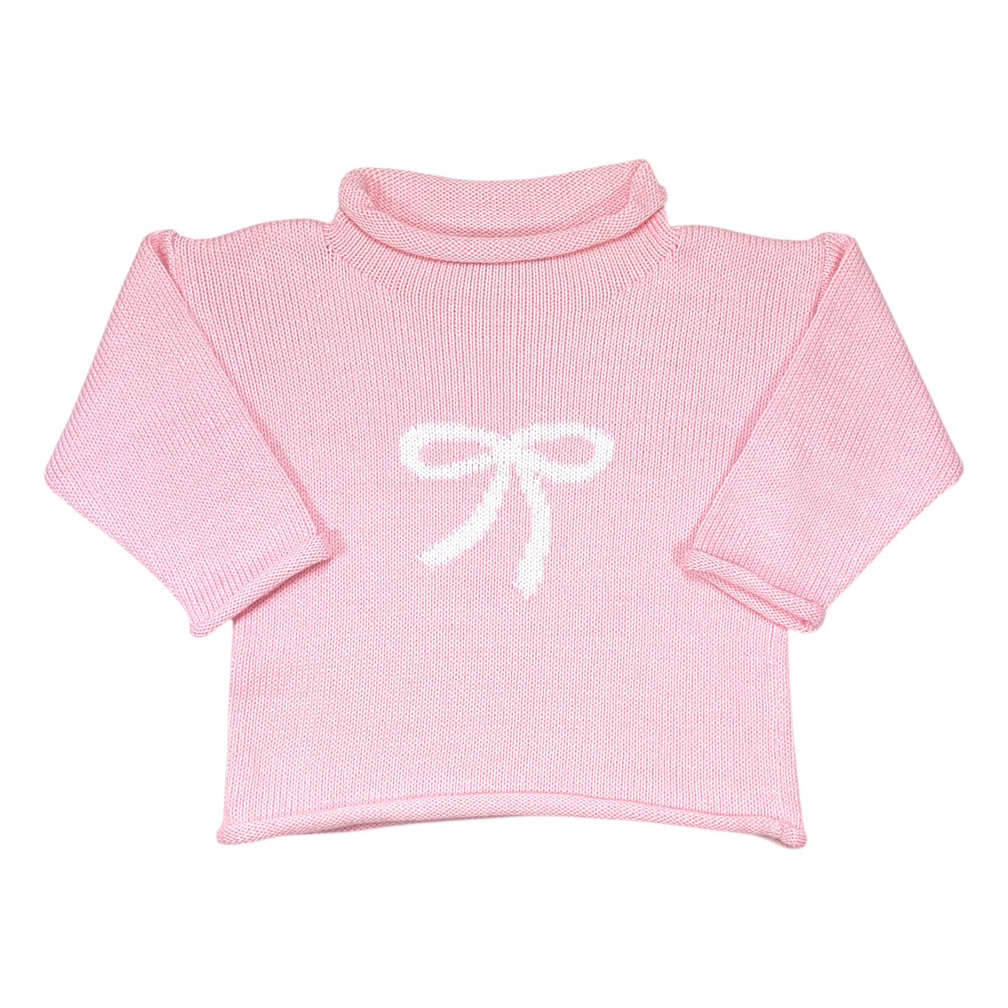 Luigi Bow Roll Neck Sweater