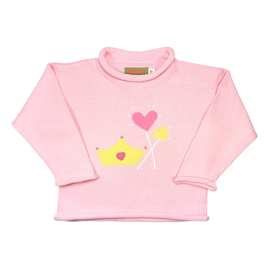 Luigi Crown And Wands Roll Neck Sweater