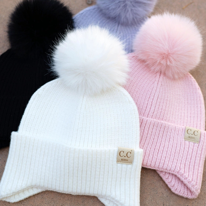 Truly Contagious Toasty and Warm Ear Flap Kids Beanie