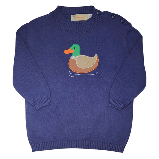 Luigi Mallard Crew Neck Sweater
