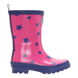 Hatley Glitter Stars Shiny Rain Boots