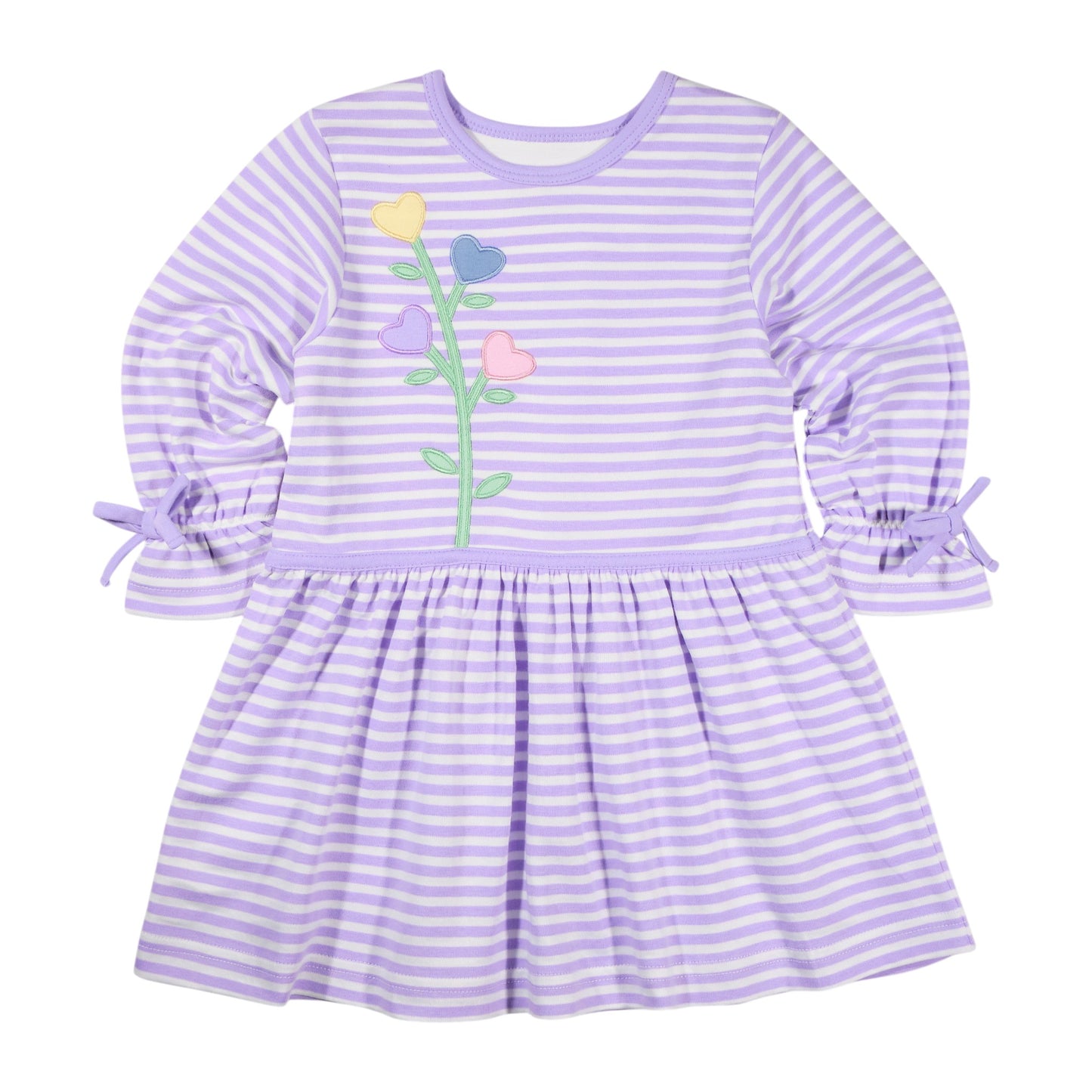 Florence Eiseman Knit Dress With Heart Flowers