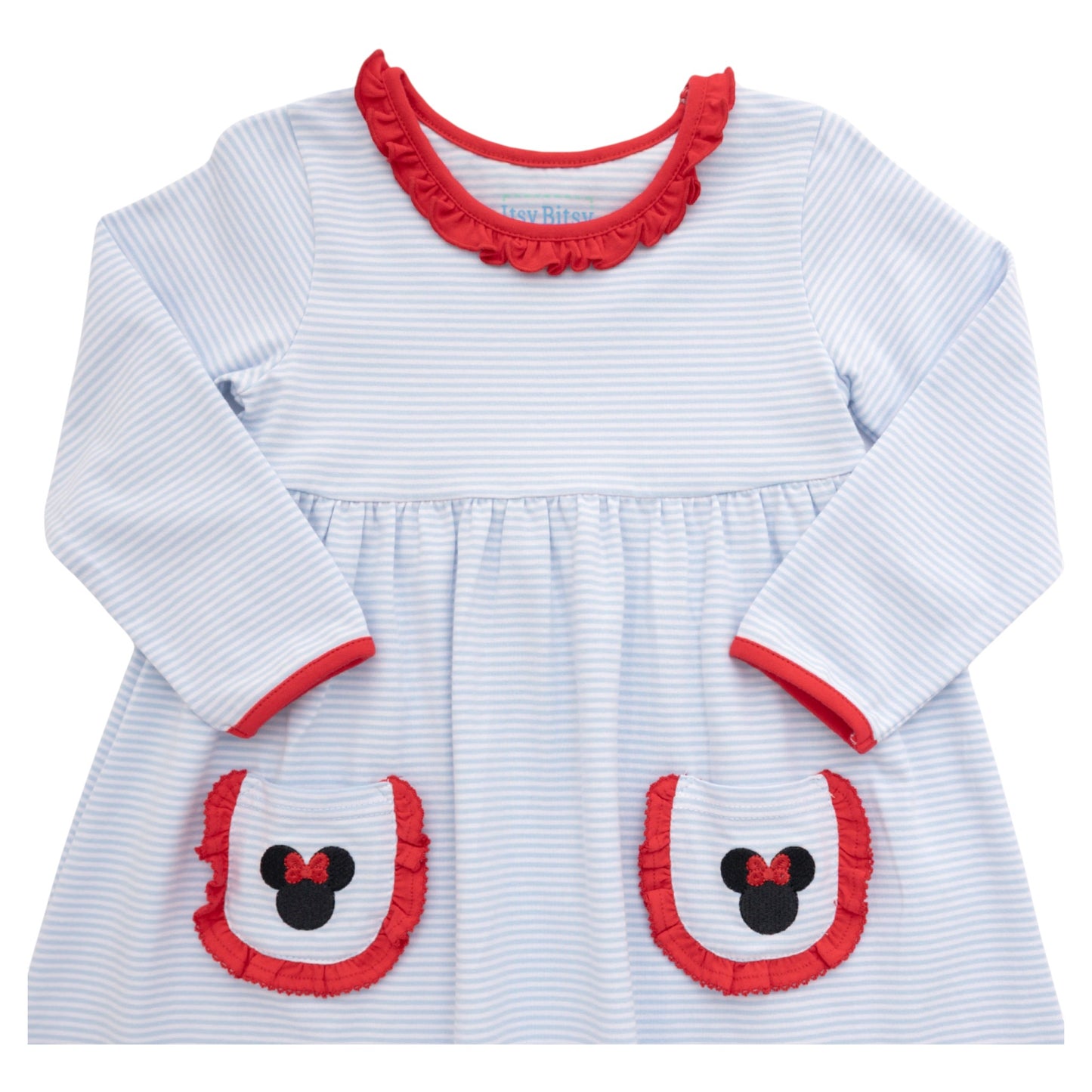 Itsy Bitsy Mouse Ruffle Pocket Dress