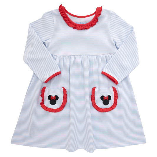 Itsy Bitsy Mouse Ruffle Pocket Dress